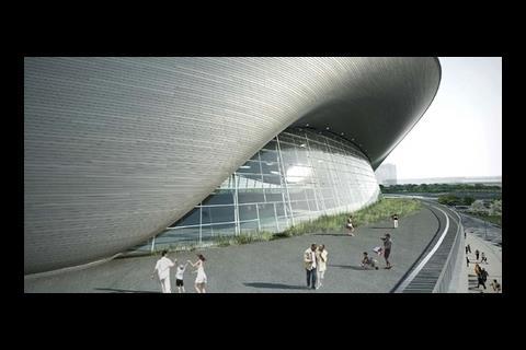 Zaha Hadid's Olympic Aquatic Centre